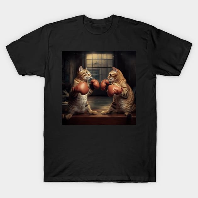 Cats Fight T-Shirt by AviToys